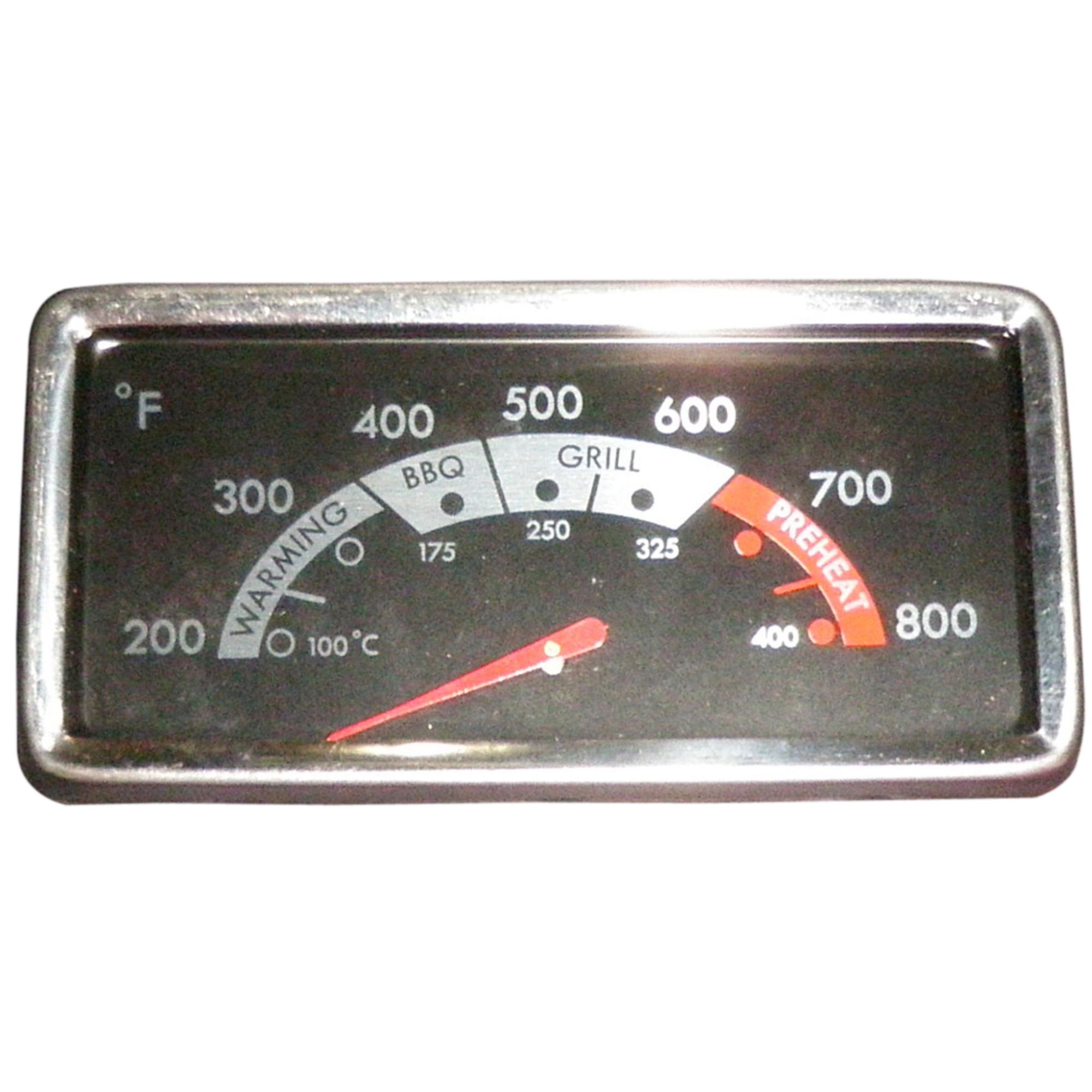 3.5' Stainless Steel Heat Indicator for Kenmore and Kitchen Aid Gas Grills