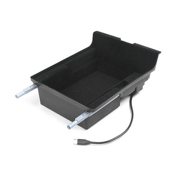 Caja de almacenamiento central para automóvil Caja de consola central para reposabrazos para Tesla Model 3 / Y (B) Likrtyny Accesorios para autos y motos