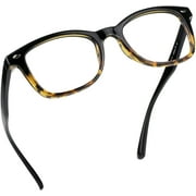LifeArt Blue Light Blocking Glasses, Anti Eyestrain, Computer Reading Glasses, Gaming Glasses, TV Glasses for Women Men, Anti Glare (Tortoise, +2.75 Magnification)