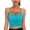 Aqu, variant on Sociala Women's Cropped V Neck Sport Camis With Removable cups Stretch Strappy Tank Tops