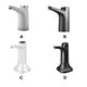thumbnail image 3 of Yuarrent Bomba de agua automática Mini USB Carga 600ml Botella de galón embotellada para el hogar con indicador LED Dispensador de bebidas Suministros de limpieza para el hogar Gris+base Yuarrent HA084430-04B, 3 of 6