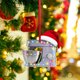 thumbnail image 5 of Oioii Retro Stand Kitchen Mixer Blown Glass Christmas Ornament, 5 of 5