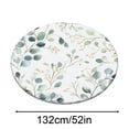 thumbnail image 3 of XINGAG Delicate Leaf Pattern Table Cloth For Small Round Dining Room Table,Soft Desk Decor For Casual Family Dinner Party, Resistant Washable Table Cover For Indoor Outdoor Home, 3 of 5