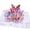 D, variant on 3D Pop Up Butterfly Bouquet Greeting Card Handmade Paper Flower Design for Birthday Anniversary Holiday Gift