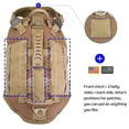 thumbnail image 3 of Tactical Dog Harness Military No Pull Pet Harness Vest For Medium Large Dogs Training Hiking Molle Dog Harness With Pouches ShopWise Round, 3 of 27
