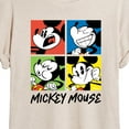 thumbnail image 3 of Disney - Mickey Colorblock Grid - Juniors Ideal Flowy Muscle T-Shirt, 3 of 5