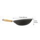 thumbnail image 2 of ELAYARD Sartén Wok Profesional De Cocina Para Freír Vegetales Y, 2 of 8