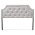thumbnail image 3 of HomeStock Antique Accents Greyish Beige Fabric Full Size Headboard, 3 of 6