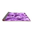 thumbnail image 2 of Ahgly Company Indoor Round Abstract Purple Modern Area Rugs, 5' Round, 2 of 4