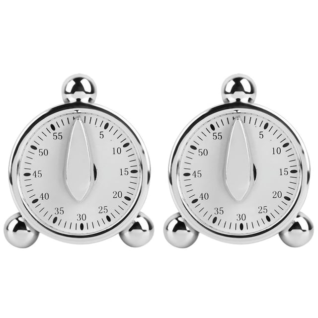 2X 60 Minutos de Cocina Temporizador Mecánico Recordatorios de Cocina Reloj Despertador