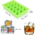 thumbnail image 2 of Ice Cube Tray with Lid Plastic Ice Moulds Round Ice Cube Tray 33 Ice Ball Molds for Freezer Easy to Remove Sphere Ice Making Mold for Water Whiskey Cocktail Tea Coffee (Pink 1), 2 of 5
