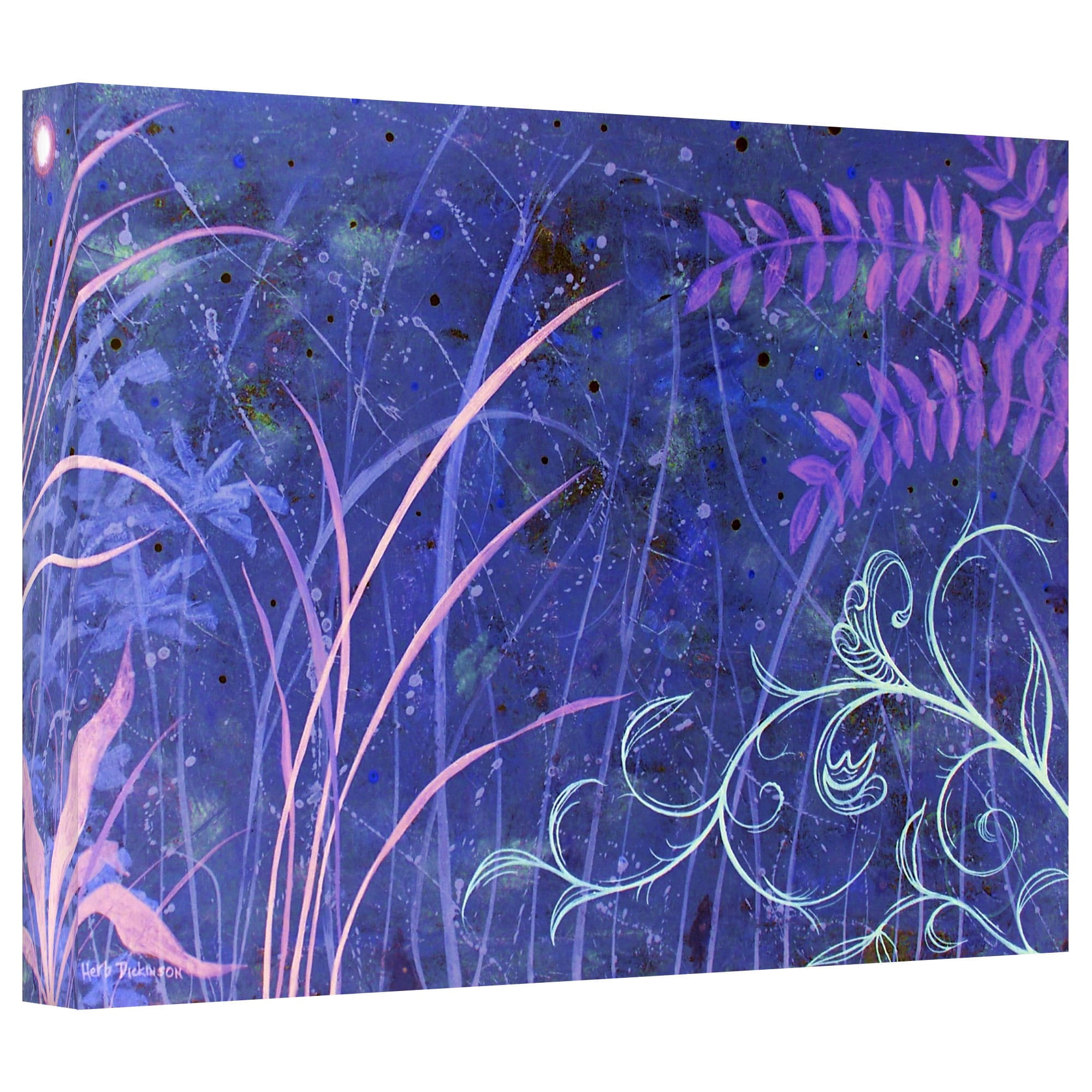 ArtWall Herb Dickinson "Mystical II" Gallery-wrapped Canvas