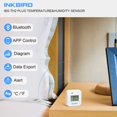 thumbnail image 3 of Inkbird Smart Thermometer Temperature and Humidity Monitor Hygrometer Indoor, IBS-TH2 Plus Version Supports External Temperature Probe and Digital Display ,Free APP for iOS and Android., 3 of 5