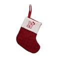 thumbnail image 1 of Christmas Decorations-Mini Stockings with Initials Christmas Stockings with 26 Letters Christmas Decorations Red Knitted Letters Embroidered Christmas Stockings, 1 of 4