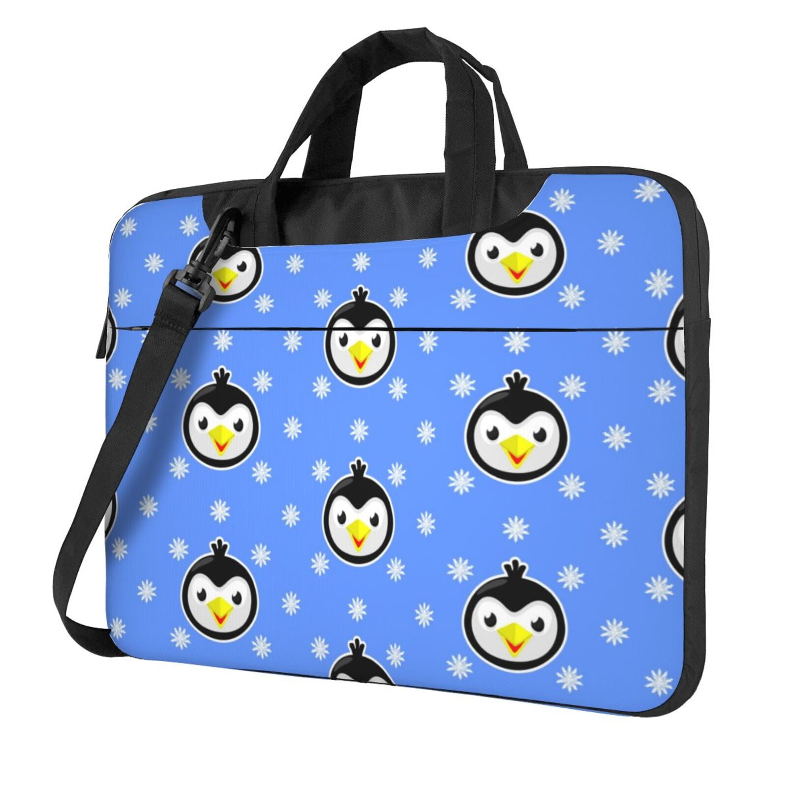 Snowflake & Penguin Laptop Bag, 13 inch Laptop or Tablet, Business