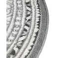 thumbnail image 4 of Unique Loom Williamsburg Collection Area Rug - Allover (3' 7" Round Gray/Black), 4 of 7