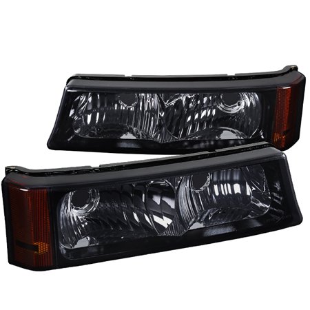 07 Chevrolet Silverado 1500 Light - Spec-D Tuning 2003-2007 Chevy Chevrolet Silverado 1500 2500 3500 Avalanche Smoke Lens Bumper Lamps Lights Pair (Left + Right) 03 04 05 06 07
