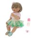 thumbnail image 2 of Muñeca Reborn suave de 55cm, muñeca impermeable encantadora y realista para niños, juguete para regalo, 2 of 9