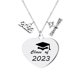thumbnail image 1 of Regalos de Graduación para Ella Inspirational Graduation Cap Necklace for Women Girls Class of 2023 College High School Congratulations Gifts for Classmates, 1 of 2