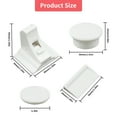 thumbnail image 4 of BUSATIA Magnetic Cabinet Locks Baby Proofing Cabinets-Magnetic Baby Proofing Cabinet Locks,Child Proof Cabinet Locks for Cabinets Drawers Doors - No Tools Required-12 Pack and 3 Keys, 4 of 7