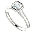 thumbnail image 3 of 2.00 Ct Brilliant Cut Ascher Natural Moissanite Engagement Rings for her Solid 18K White Gold, 3 of 8