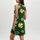 thumbnail image 4 of Vestido de dormir largo para mujer, moderno, informal, estampado, con bolsillos, sin mangas, con cuello de jardín, 4 of 8