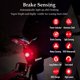 thumbnail image 3 of Luz trasera inteligente para bicicleta, luz trasera con sensor de freno, encendido y apagado automático, impermeable, recargable por USB, linterna de advertencia LED ultrabrillante, accesorios, 3 of 4