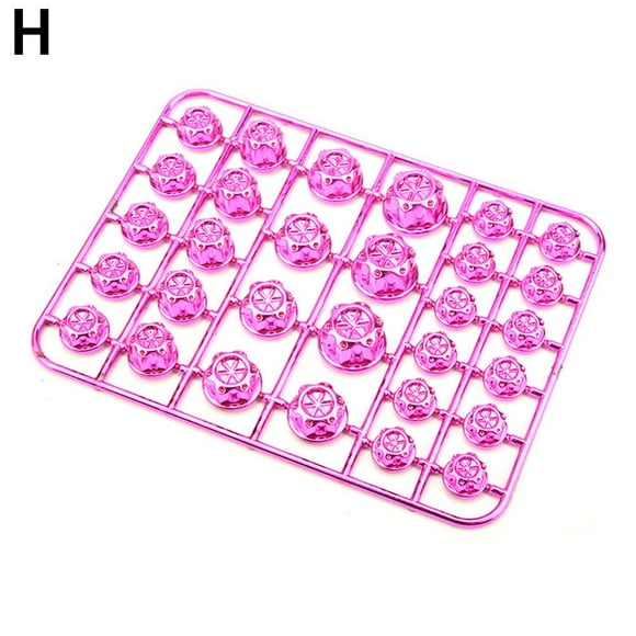 New Modified Screw Cap Machine Head Decoration Color Screw Cap Engine Hexagonal Plastic Screw Set