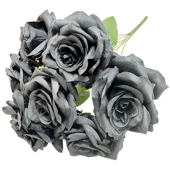 Artificial Rose, Loetky Artificial 7-Head Rose Bouquet for Wedding Table Decoration and Studio Props, Wedding Decoration
