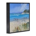 thumbnail image 2 of Stupell Industries Tropical Summer Sorrento Beachgoers Black Framed Giclee Art, 12 x 12, by Craig Trewin Penny, 2 of 8