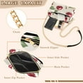 thumbnail image 3 of FORMRS Women Crossbody Purse with Chain Strap Vegan Leather Shoulder Handbag, Cute Cherry, 3 of 7