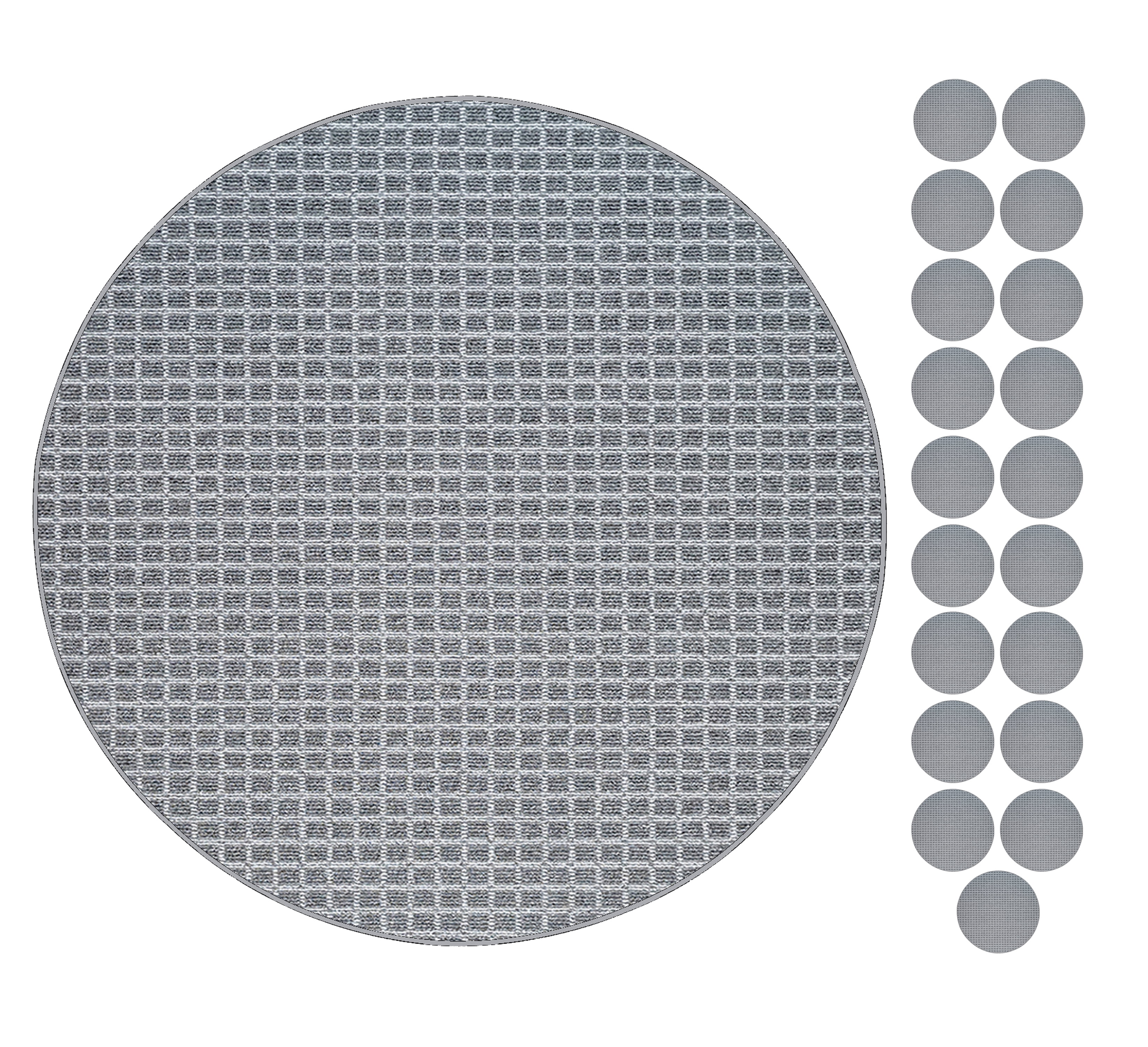 Furnish My Place Corner Indoor/Outdoor Commercial Grey Color Rug, Corner Area Rug, Home Decor