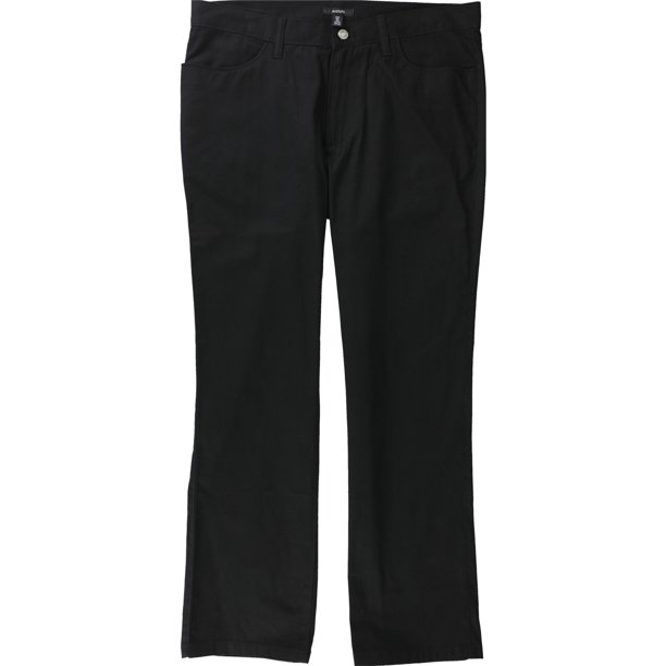 Alfani Mens Solid Casual Chino Pantalones, Negro, 40W x 30L Alfani chino