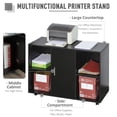 thumbnail image 4 of Vinsetto Mobile File Cabinet with Storage Printer Table for Home Office, 4 of 7