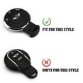 thumbnail image 2 of Xotic Tech Silver Aluminum Alloy Remote Control Key Cover Ring Rim Surrounding Compatible with Mini Cooper JCW R55 R56 R57 R58 R59 R60 R61, 2 of 8
