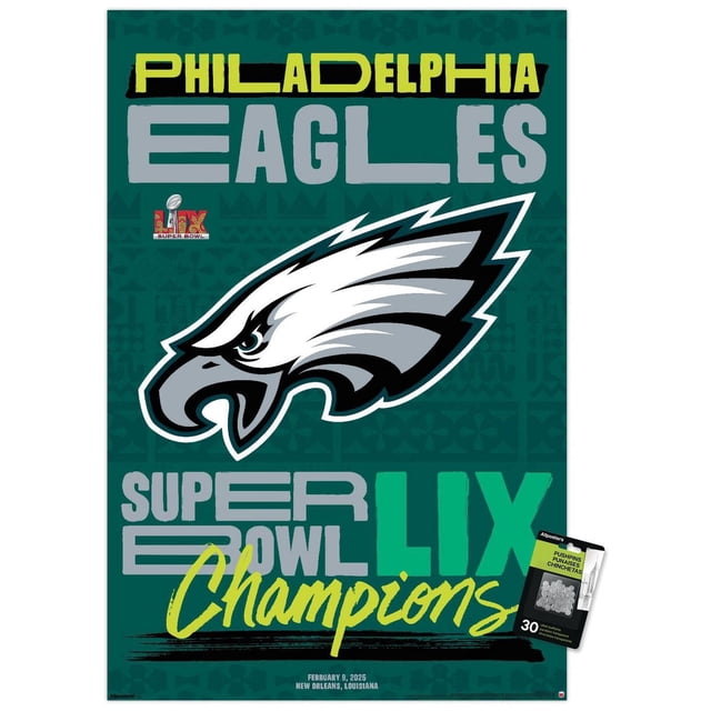 Logo de l'équipe NFL Philadelphia Eagles - Super Bowl LIX