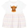 thumbnail image 3 of Inktastic Highland Cow Girls Baby Dress, 3 of 5