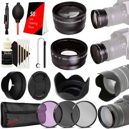 Image of Complete Filter and Lens Hood Set for Canon 50mm f1.8 40mm 2.8 and 24mm f2.8 Lenses