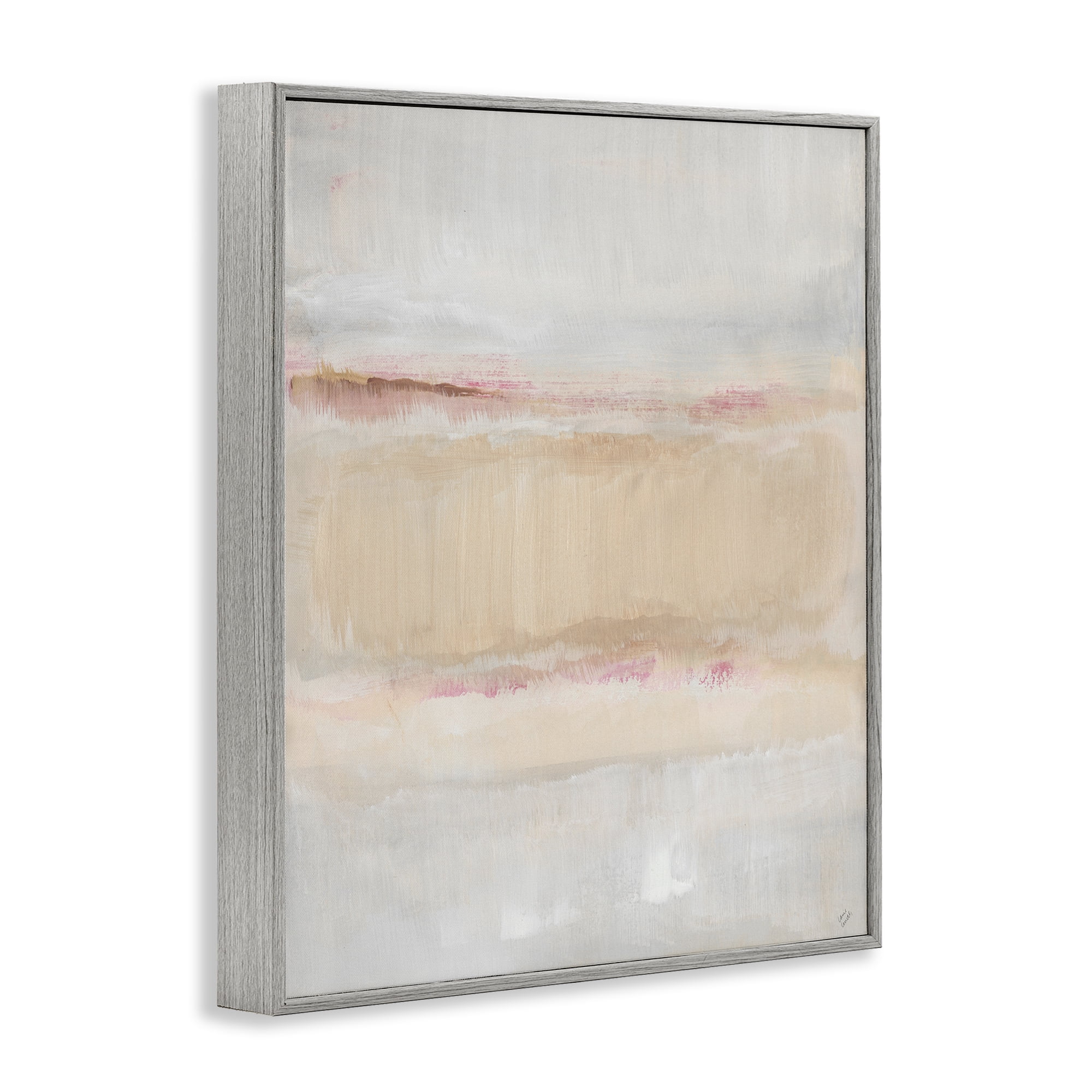 Stupell Industries Restful Misty Landscape Gray Framed Giclee Art, design by Lanie Loreth