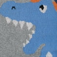 thumbnail image 4 of Kiijoy Toddler Boys Sweater Dinosaur Colorblock Knitted Knitwear Pullover Top, Sizes 2-3, 4 of 7