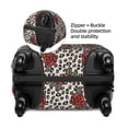 thumbnail image 2 of Pofeuu Leopard Print Rose Print Luggage Suitcase Cover Protector Luggage Washable Covers Aesthetic for 18/24/28/32 inch Luggage（No luggage included）-Small, 2 of 7