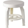 Rotating Bath Stool with BactiX Antimicrobial, 360 Swivel Shower Chair for Handicap, Swivel Bath