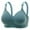 Blue, variant on Full Figure Plus Size Womens Bras Wirefree Push Up Bras for Women Breathable Comfortable Underwear
