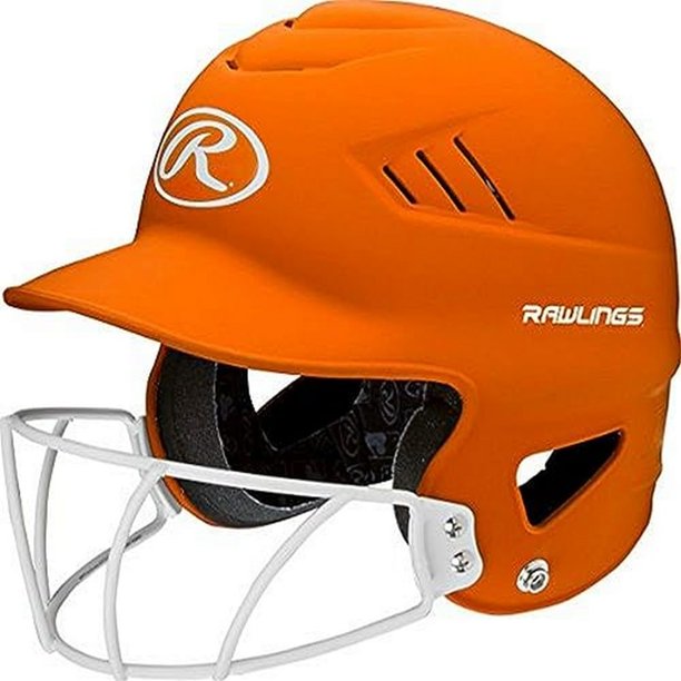 Casco de bateo Rawlings Coolflo Highlighter con protector facial