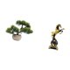 thumbnail image 5 of Colección De Bonsáis Artificiales, Plantas Artificiales En Maceta, Centros De Mesa, Figuritas De Caballos, Estatuas Modernas, Adornos, Esculturas De Animales, Centros De Mesa Para Dormitorio,, 5 of 8
