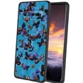 thumbnail image 1 of Compatible with Samsung Galaxy S10+ Plus Phone Case, Butterflies-103 Case Silicone Protective for Teen Girl Boy Case for Samsung Galaxy S10+ Plus, 1 of 1