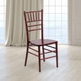 thumbnail image 2 of Bowery Hill 36.25''H Transitional Wood Chiavari Dining Chair in Mahogany, 2 of 8