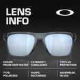 thumbnail image 4 of Oakley OO9100 Leffingwell Rectangle Shaped Polarized Sunglasses for Men - Includes Official Eyewear Kit - Crystal Black Frame with Prizm Deep Water Lens, 4 of 6