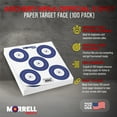 thumbnail image 4 of Morrell Targets 100 Count Archery Official 5 Spot Paper Target Face, 4 Pack, 4 of 7