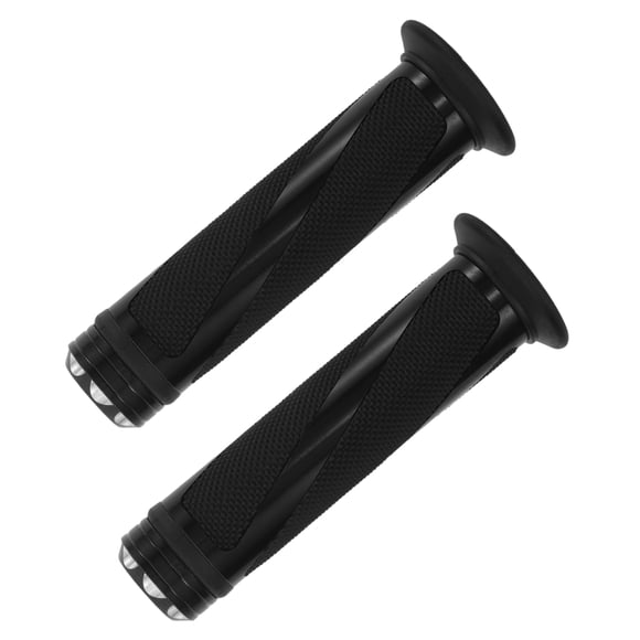 TAILTOSS 1 Pair Plastic Bike Handlebar Grips Ergonomic Grip Black 5.1x1.8x1.8in